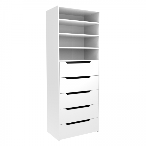 5 Drawer Scallop Robe Insert